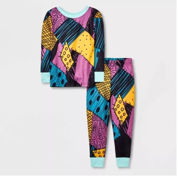 Girls Nightmare Before Christmas SALLY Pajamas Sleep Set Size 12 mo 18 mo 2T NWT - Picture 3 of 3